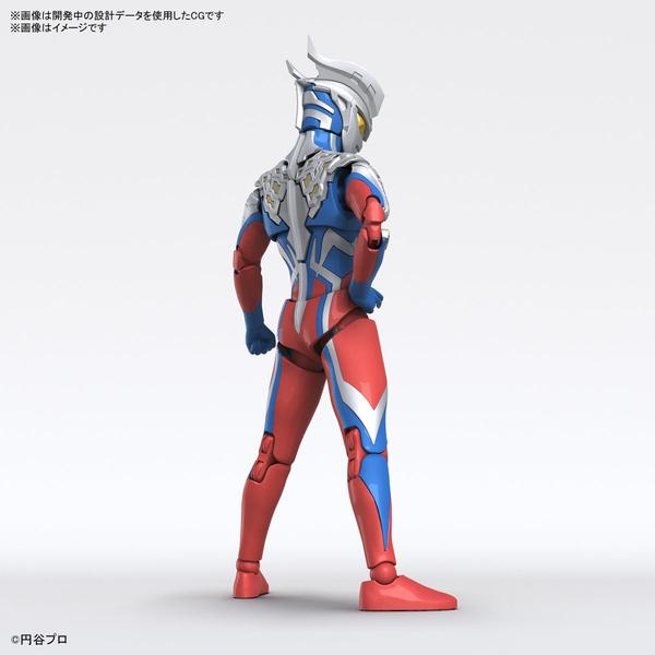 Bandai Figure-Rise Standard 1/12 Ultraman Zero rear view.