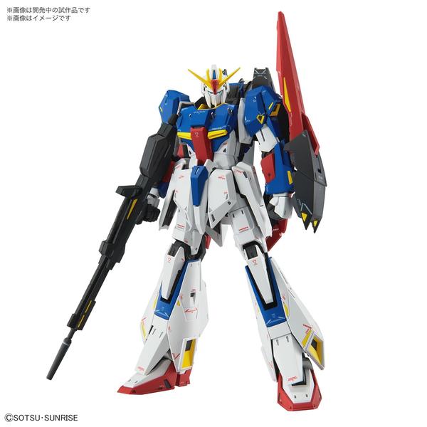 Bandai 1/100 MG Zeta Gundam Ver Ka front on view.