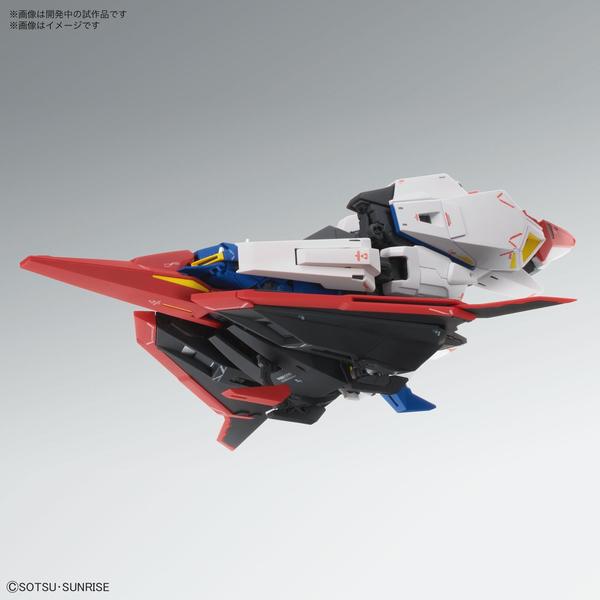 Bandai 1/100 MG Zeta Gundam Ver Ka side and underneath view of waverider