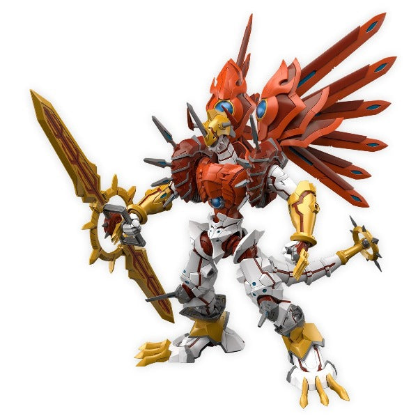 Bandai Figure Rise Standard Amplified ShineGreymon front on view.