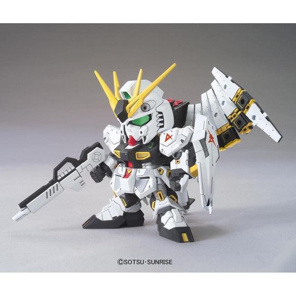 Bandai 1/144 SDBB NU Gundam front on pose