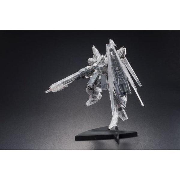 Bandai Gunpla Expo Limited 1/100 MG RX-93-2 Hi-Nu Gundam HWS Ver Ka Mechanical Clear action pose