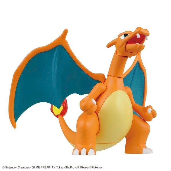 Bandai Pokemon Plamo Collection No.43 Charizard (Battle Ver.) & Dragonite vs Set charizard  action pose