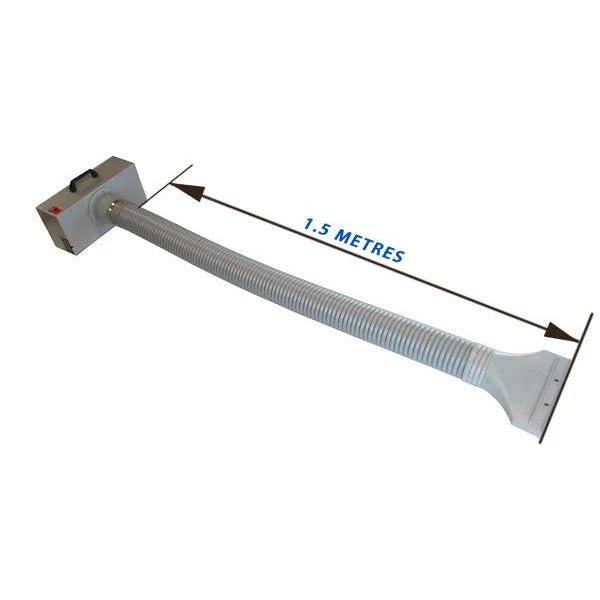 Spray Booth with LED Light and Single Fan extraction hose/ducting