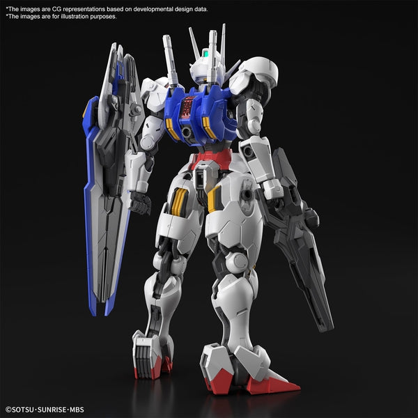 Bandai  Full Mechanics 1/100 HG Gundam Aerial rear view.