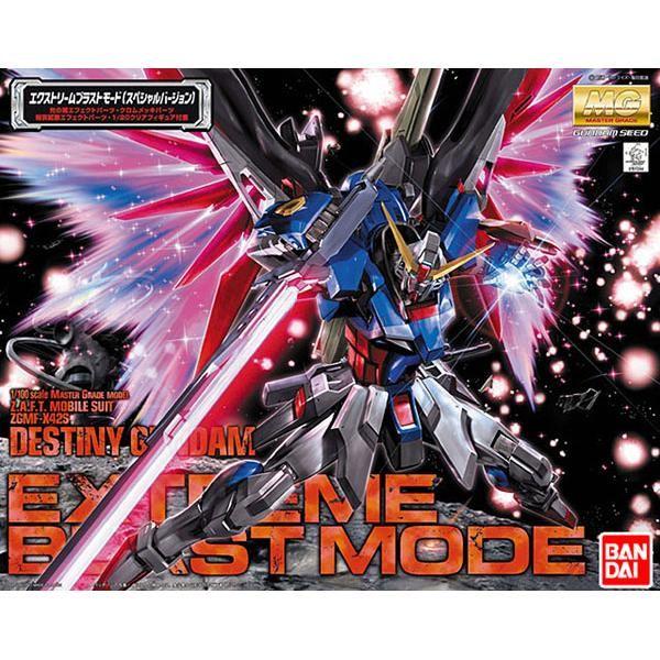 Bandai 1/100 MG ZGMF-X42S Destiny Extreme Blast Mode package art