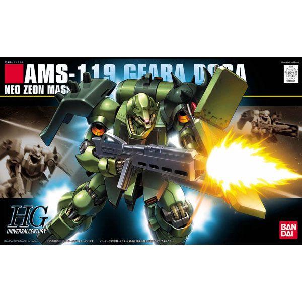 Bandai 1/144 HGUC Geara Doga package artwork