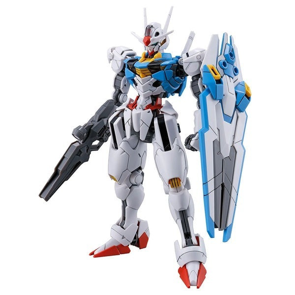 Bandai 1/144 HG Gundam Aerial front on view.