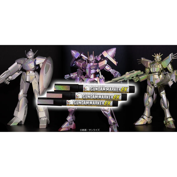 Gundam Marker - EX MEPE Holo Yellow original release 3 pen  artwork