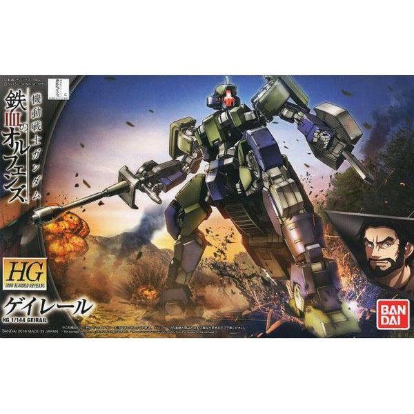 Bandai 1/144 HG IBO Geirail package artwork