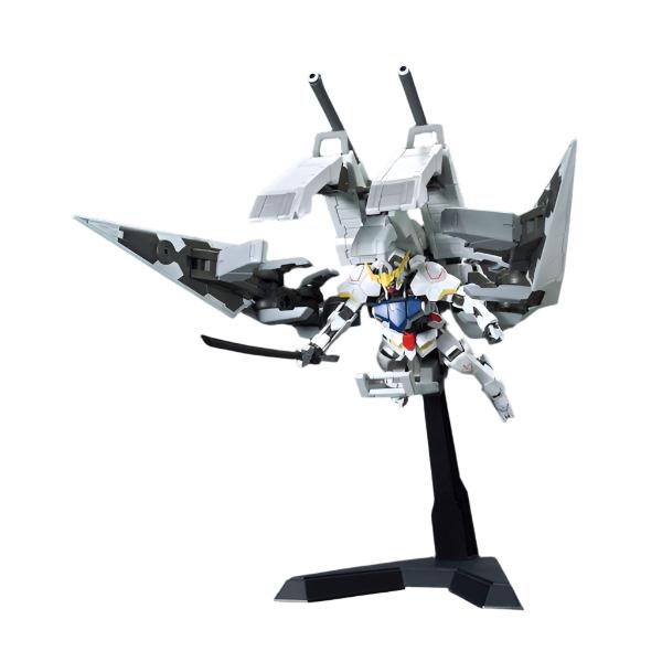 Bandai 1/144 HG IBO Barbatos & Long Dist. Booster Kutan San action pose 2