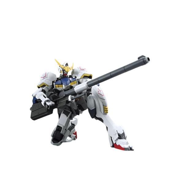 Bandai 1/144 HG IBO Barbatos & Long Dist. Booster Kutan San with bazooka