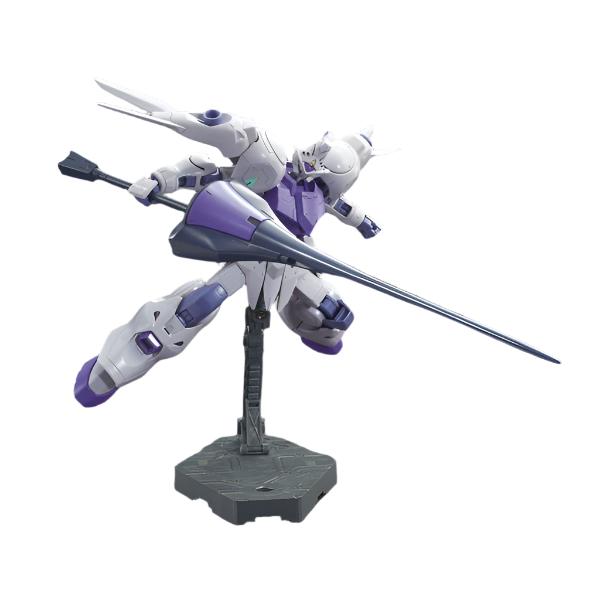 Bandai 1/144 HG IBO Gundam Kimaris action pose with lance