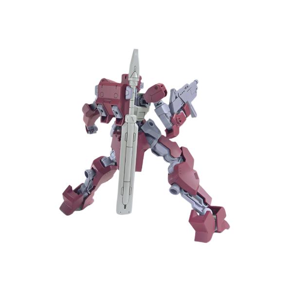 Bandai 1/144 HG IBO IO Frame Shiden rear view action pose