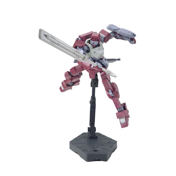 Bandai 1/144 HG IBO IO Frame Shiden action pose on action base (not included)