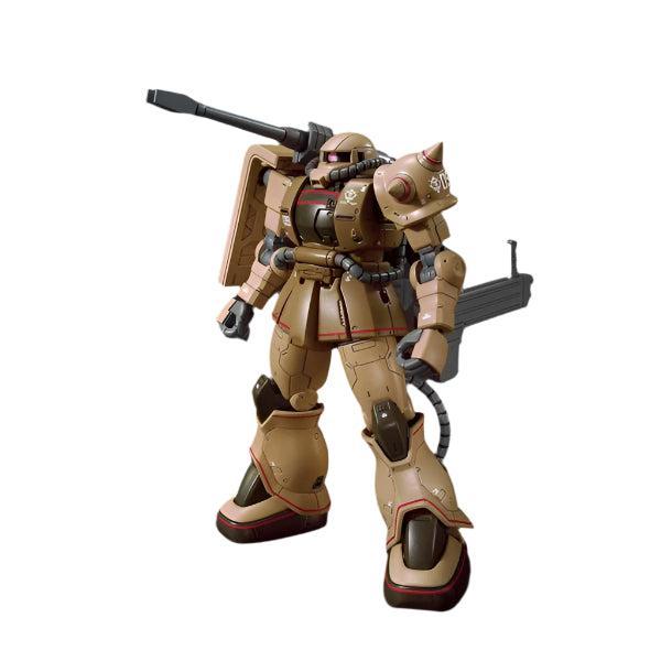 Bandai 1/144 HG MS-06CK Zaku Half Cannon front on pose