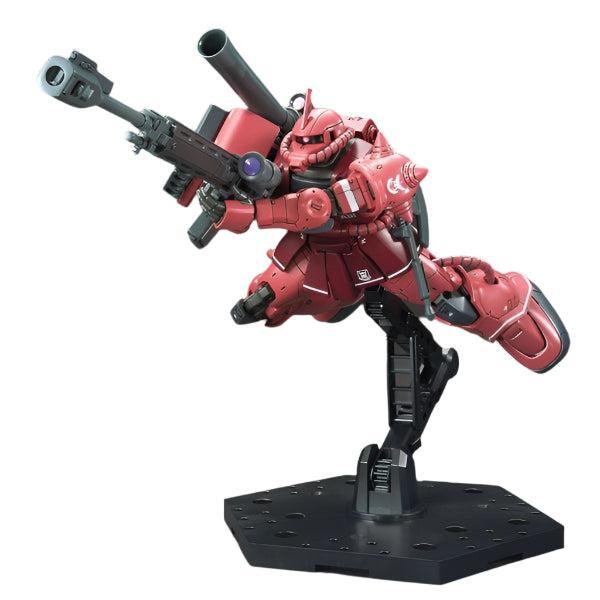 Bandai 1/144 HG Zaku II Red Comet Ver with weapon flight pose