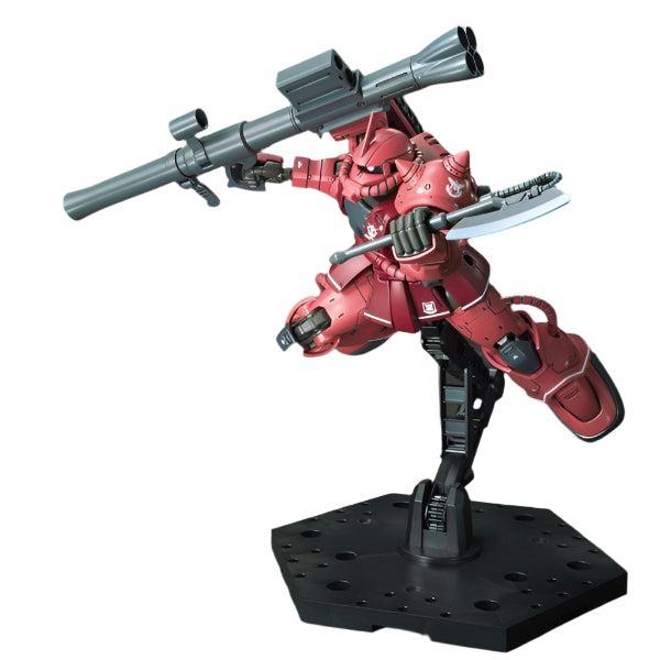 Bandai 1/144 HG Zaku II Red Comet Ver action pose