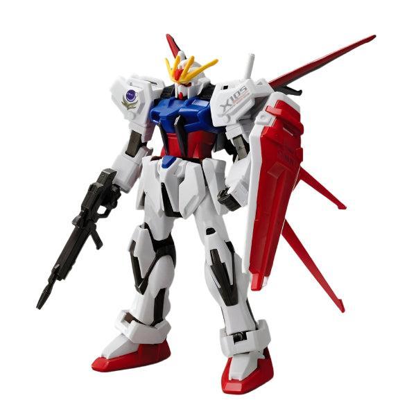 Bandai 1/144 HG Aile Strike Gundam front on view.