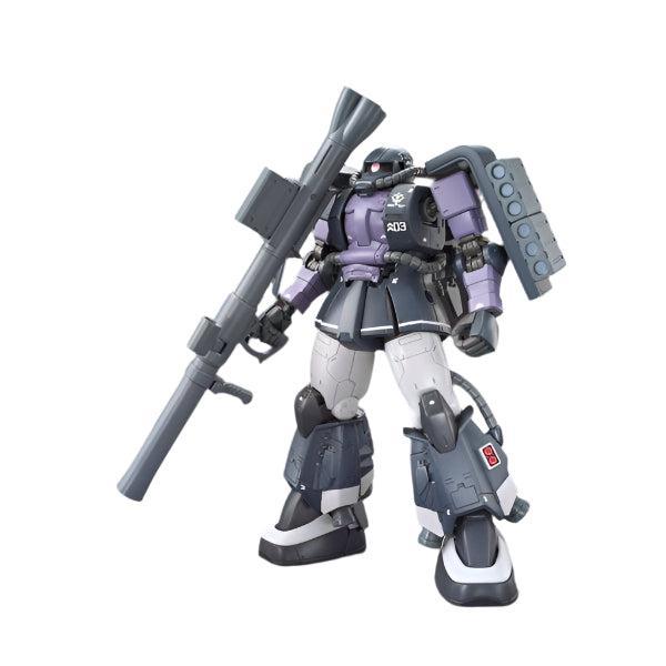 Bandai 1/144 HG Zaku II MS-06R-1A High Mobility Type Gaia/Mash Custom front pose 