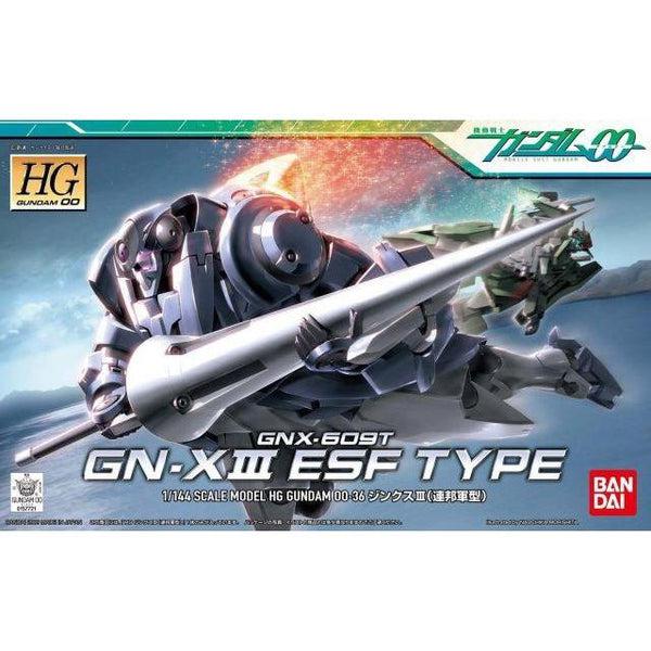 Bandai 1/144 HG00 GNX-609T GN-X III ESF Type package art
