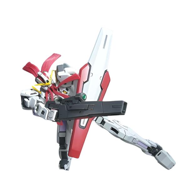 Bandai 1/144 HG Gundam Nadleeh action pose with weapon. 