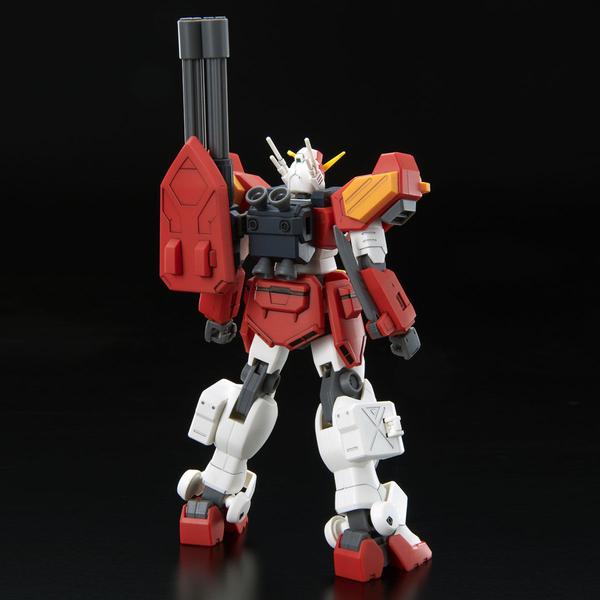 P-Bandai 1/144 HG Gundam Heavyarms Custom rear view.