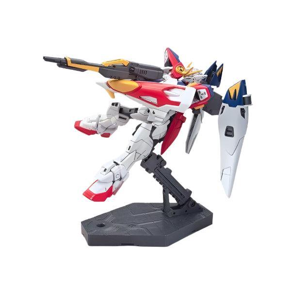 Bandai 1/144 HGAC Wing Gundam Zero weapons ready