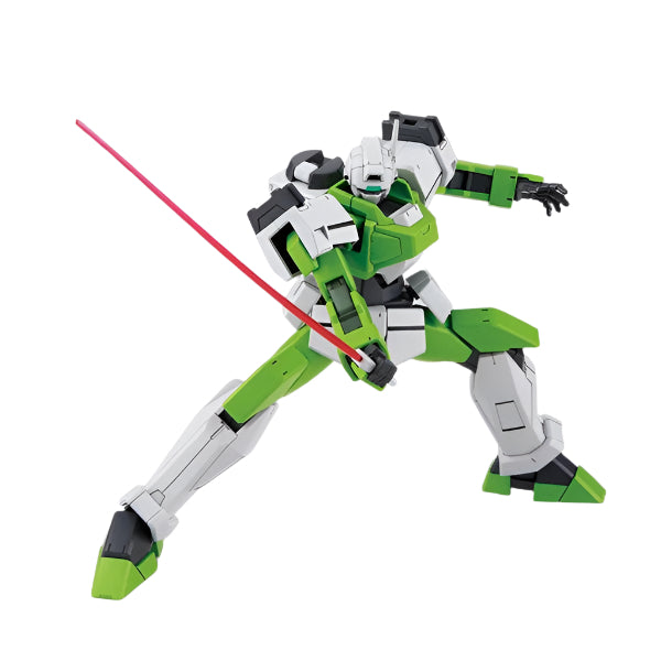 Bandai 1/144 HG Shaldoll Custom action pose with weapon. 