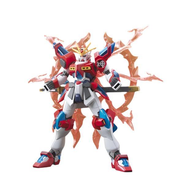 Bandai 1/144 HGBF Kamiki Burning Gundam fighting pose 3