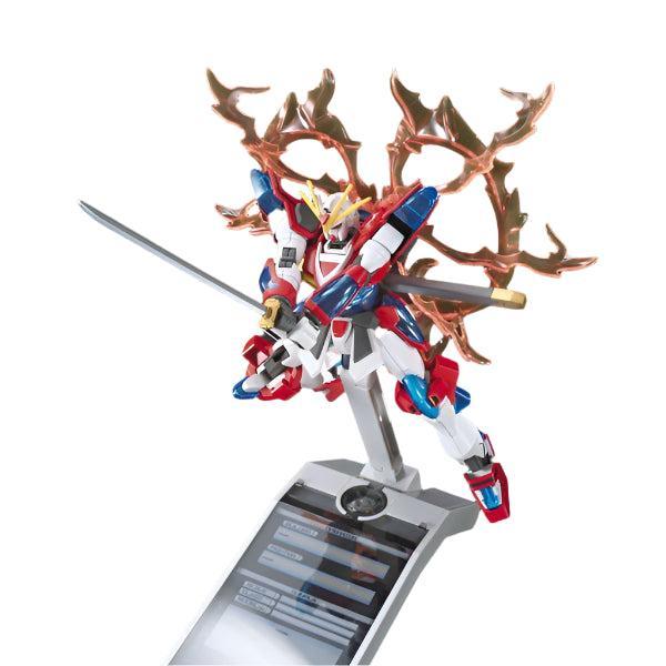 Bandai 1/144 HGBF Kamiki Burning Gundam fighting pose 3
