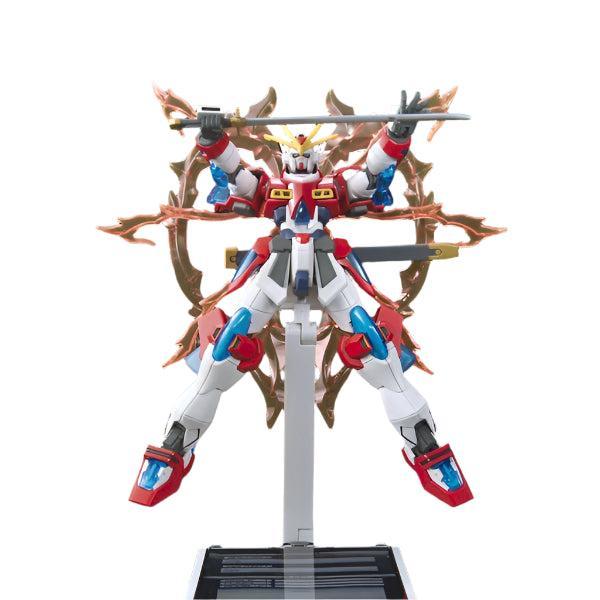 Bandai 1/144 HGBF Kamiki Burning Gundam fighting pose 4