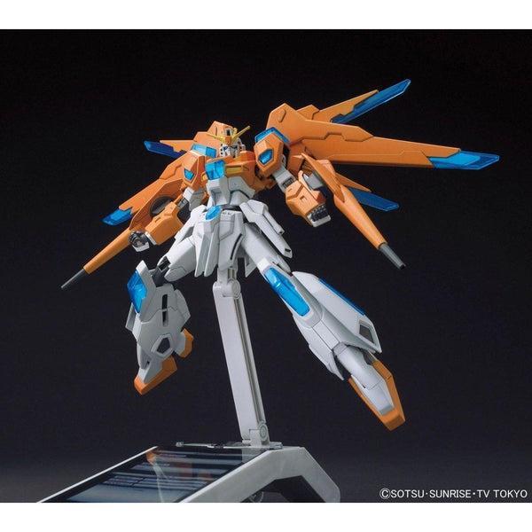 Bandai 1/144 HGBF Scramble Gundam fight pose