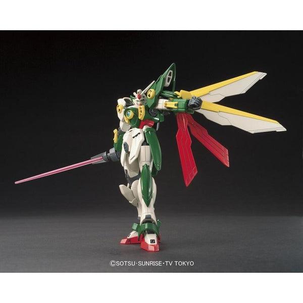 Bandai 1/144 HGBF Wing Gundam Fenice side on pose