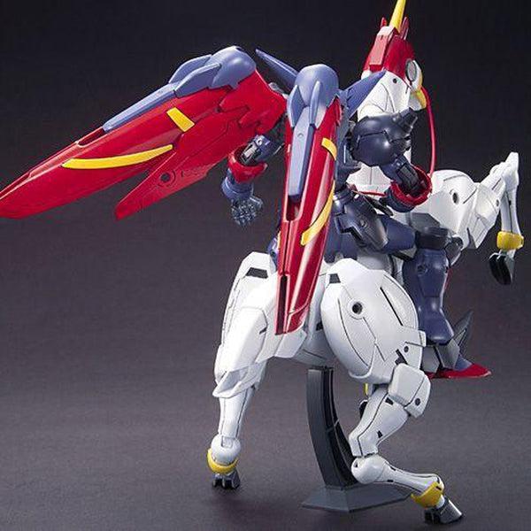  Bandai 1/144 HGFC Master Gundam & Fuunsaiki rear view on horse