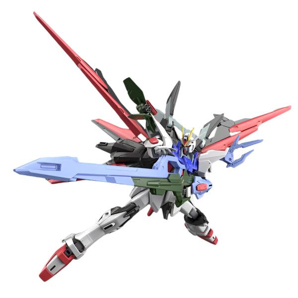Bandai HGGB 1/144 Perfect Strike Freedom action pose with weapon. 