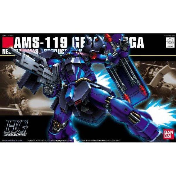 Bandai 1/144 HGUC AMS-119 Geara Doga (Rezin Schnyder Custom) package art