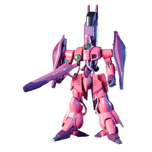 Bandai 1/144 HGUC AMX-003 GAZA-C front on pose with weapons