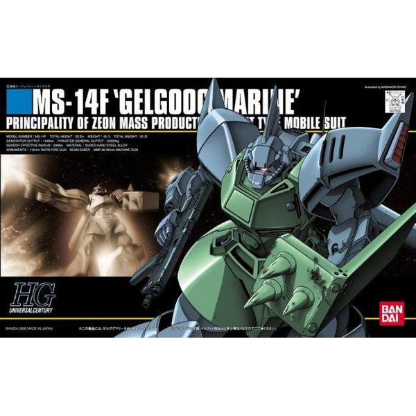 Bandai 1/144 HGUC MS-14F Gelgoog Marine package artwork