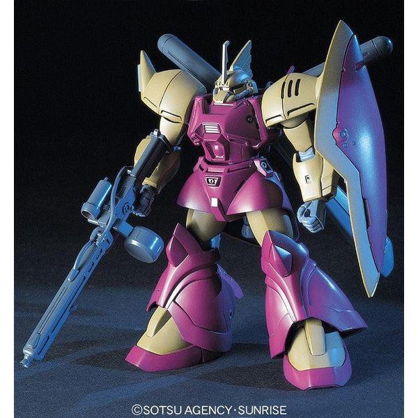 Bandai 1/144 HGUC MS-14FS Gelgoog Marine Cima Custom front on view with shield