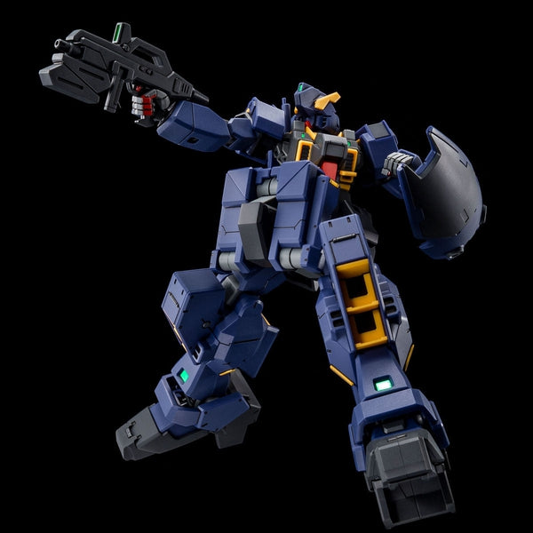 P-Bandai HG 1/144 Gundam TR-1 [Hazel OWSLA] action pose with weapon. 