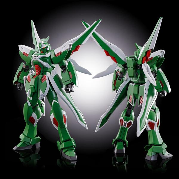 P-Bandai 1/144 HG Phantom Gundam front and rear views