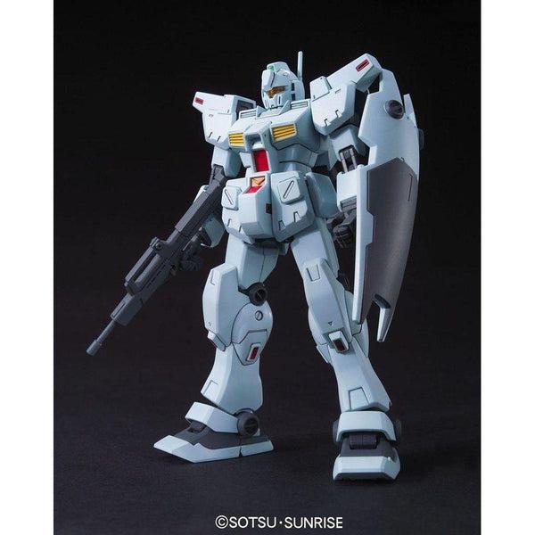Bandai 1/144 HGUC GM Custom front on view.