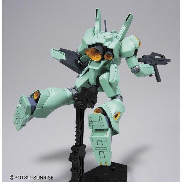 Bandai 1/144 HGUC RGM-89 Jegan action pose flying from behind