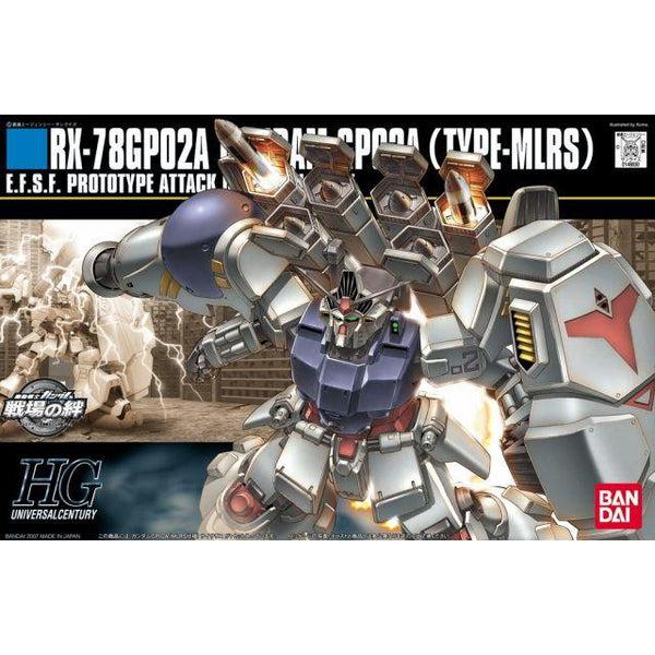 Bandai 1/144 HGUC RX-78GP02A (Type-MLRS) package artwork
