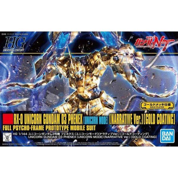 Bandai 1/144 HGUC Gundam Unicorn 03 Phenex Unicorn Mode package art (Narrative Ver.)