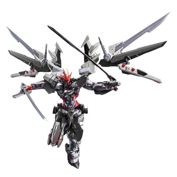 Bandai 1/100 HiRM Gundam Astray Noir swords in the wings