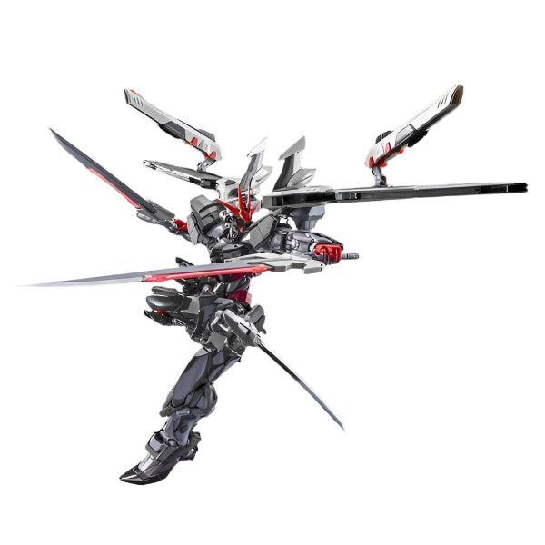 Bandai 1/100 HiRM Gundam Astray Noir blasters in the wings