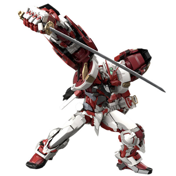 Bandai 1100 HiRM Gundam Astray Red Frame Powered Red action poseWITH SWORD 2