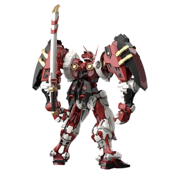 Bandai 1100 HiRM Gundam Astray Red Frame Powered Red rear view.
